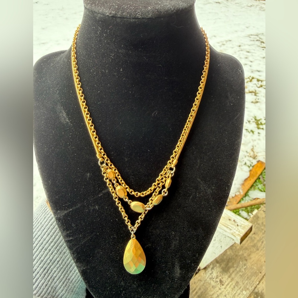 NW GOLD AND SILVER MULTY-LAYER NECKLACE